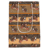 Sac Cadeau Moyen Jackalope sautant  (Dos)