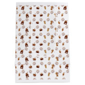 Sac Cadeau Moyen J'aime le café (Dos)