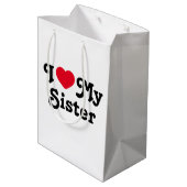 Sac Cadeau Moyen J'aime ma soeur (Dos Angle)