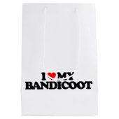 SAC CADEAU MOYEN J'AIME MON BANDICOOT (Dos)