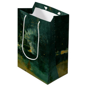 Sac Cadeau Moyen James Whistler - Nocturne en noir et or