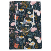 Sac Cadeau Moyen Jardin des papillons (Devant)