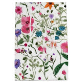 Sac Cadeau Moyen Jardin Fleur sauvage d'été (Dos)