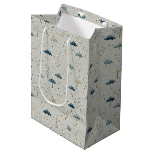 Sac Cadeau Moyen Jardin Floral de Pluie Serein (11)