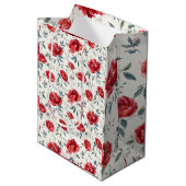 Sac Cadeau Moyen Jardin radieux de motif de confiance (Devant Angle)