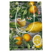 Sac Cadeau Moyen Jardin rustique d'agrumes (Devant)
