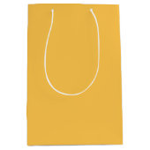 Sac Cadeau Moyen Jaune Uni Multi-usage (Devant)
