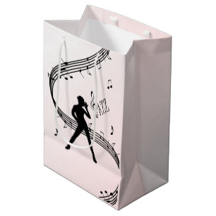 Sac Cadeau Moyen Jazz Dance Pink