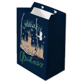 Sac Cadeau Moyen Je Préférerais Rester À Hogwarts Ce Noël (Dos Angle)