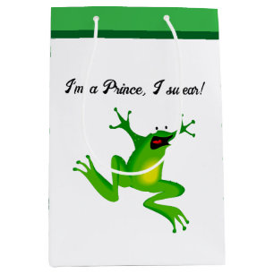 Sac Cadeau Moyen Je suis un prince de conte de fées Dessin animé de