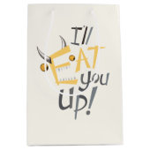 Sac Cadeau Moyen Je vais vous manger Graphique (Devant)