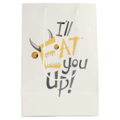 Sac Cadeau Moyen Je vais vous manger Graphique (Dos)