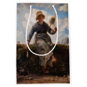 Sac Cadeau Moyen Jean-Francois Millet - La fillette