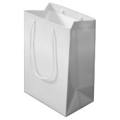 Sac Cadeau Moyen Jeu de tambour Monogramme Argent (Dos Angle)