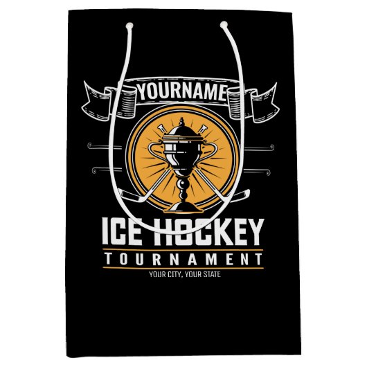 Sac Cadeau Moyen Jeux de hockey sur gazon (Devant)