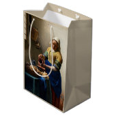 Sac Cadeau Moyen Johannes Vermeer - La Milkmaid (Dos Angle)