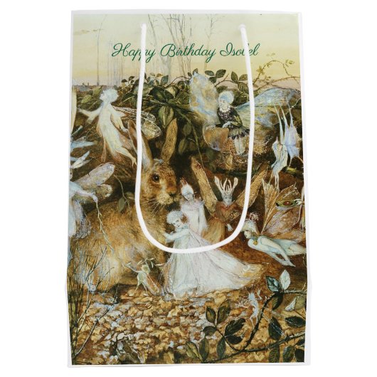 Sac Cadeau Moyen John Fitzgerald Imaginaire Fine Art Fairy (Dos)