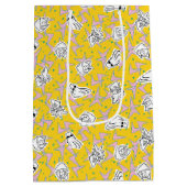 Sac Cadeau Moyen Johnny Bravo Characters Pattern (Dos)