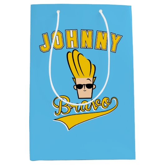 Sac Cadeau Moyen Johnny Bravo Collegiate Graphic (Devant)
