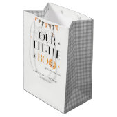 Sac Cadeau Moyen Joli Citrouille Halloween Little Boo Anniversaire (Dos Angle)