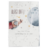Sac Cadeau Moyen Joli espace extra-atmosphérique Planètes étoiles N (Dos)