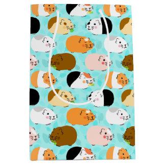 Sac Cadeau Moyen Joli motif de cochon d'Inde