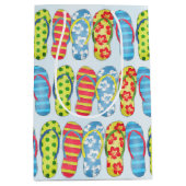 Sac Cadeau Moyen Joli Motif de tongs d'été (Devant)