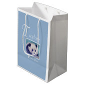 Sac Cadeau Moyen Joli Panda Bear (Dos Angle)