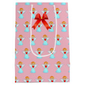 Sac Cadeau Moyen Joli petit ange motif (Dos)