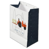 Sac Cadeau Moyen Joli Red Rust Farm Tractor Enfants N'importe quel (Devant Angle)