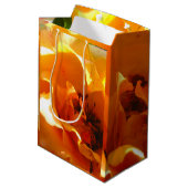 Sac Cadeau Moyen Joli Rose orange (Dos Angle)