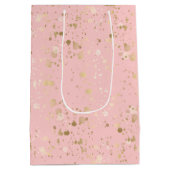 Sac Cadeau Moyen Jolies pièces d'or rose (Dos)