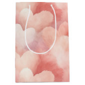 Sac Cadeau Moyen Jolis cœurs rose tendre (Devant)