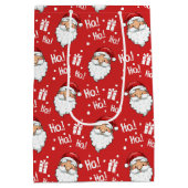 Sac Cadeau Moyen Jolly Noël Père Noël (Dos)