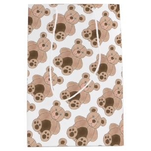 Sac Cadeau Moyen Jouet à peluche Brown Ours en peluche farci Animal