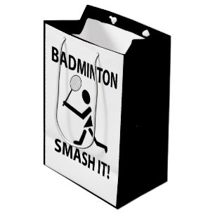 Sac Cadeau Moyen Joueur de badminton Smash It Sports Badminton