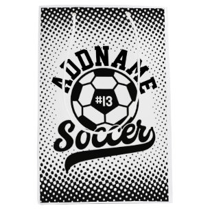 Sac Cadeau Moyen Joueur de football AJOUTER LE NOM Équipe de footba
