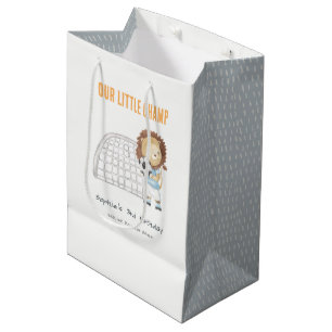 Sac Cadeau Moyen Joueur de football sportif Anniversaire de enfant