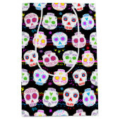 Sac Cadeau Moyen Jour des crânes de sucre morts (Devant)