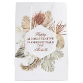 Sac Cadeau Moyen Journée des professionnels de l'administration per (Dos)