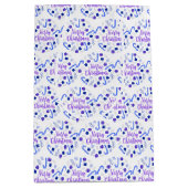 Sac Cadeau Moyen Joyeuse couronne de Noël (Devant)