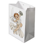 Sac Cadeau Moyen Joyeuse mariée 03 (Dos Angle)