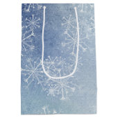 Sac Cadeau Moyen Joyeuses Fêtes de neige (Dos)