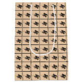 Sac Cadeau Moyen Joyeuses sorcières Halloween (Dos)