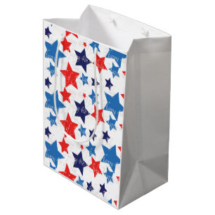Sac Cadeau Moyen Joyeux 4 juillet / Jour de l'Indépendance