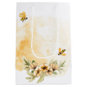 Sac Cadeau Moyen Joyeux Abeille de l'Abeille Cadeau de fête d'anniv (Dos)