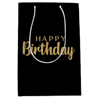 Sac Cadeau Moyen Joyeux anniversaire
