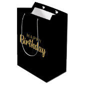Sac Cadeau Moyen Joyeux anniversaire (Dos Angle)
