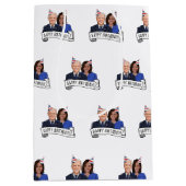 Sac Cadeau Moyen Joyeux anniversaire de Joe et Kamala (Devant)