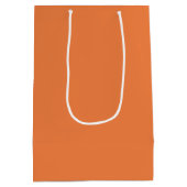 Sac Cadeau Moyen Joyeux anniversaire Orange (Dos)